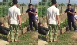 Nghi ăn trộm ngan, nam thanh niên bị người dân dùng gậy gỗ đánh ngất xỉu